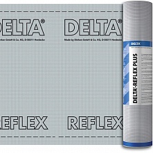 Купить Пароизоляционная плёнка с алюминиевым рефлексным слоем и самоклеящейся лентой DELTA-REFLEX PLUS в Казани