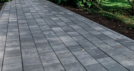 Объект из Брусчатка BRAER Тротуарная плитка Классико Дуо, Color Mix "Туман"