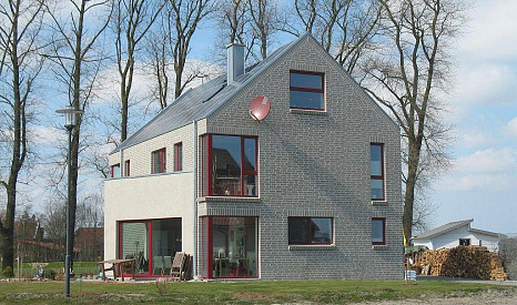 Объект из Клинкерный кирпич Roben FARO серый с оттенком, гладкий