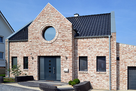 Объект из Кирпич Roben FARO черный с оттенком, гладкий