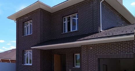 Объект из Кирпич BRAER светло-коричневый гладкий