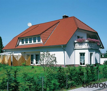 Объект из Керамическая черепица Creaton HARMONIE FINESSE braun glasiert