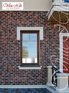 Объект из Облицовочные камни White Hills Искусственный декоративный камень Whitehills Бремен брик 308-40