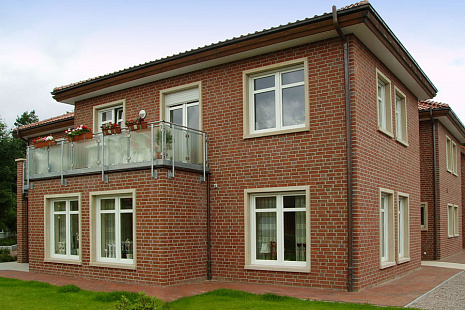 Объект из Кирпич Roben WIESMOOR светлокрасный