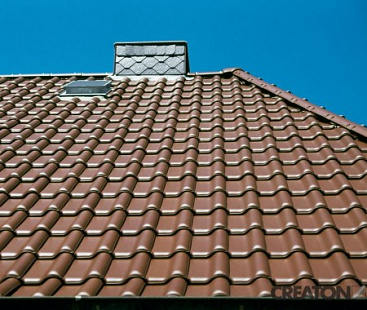 Объект из Керамическая черепица Creaton PREMION NUANCE braun engobiert