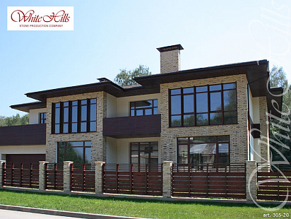 Объект из Облицовочные камни White Hills Искусственный декоративный камень Whitehills Бремен брик 305-20