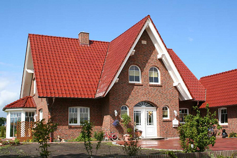 Объект из Керамическая черепица Roben Flandern Plus Кайенский блестящий ангоб