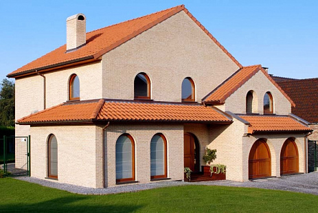 Объект из Керамическая черепица Koramic Romane 11 Natural Red