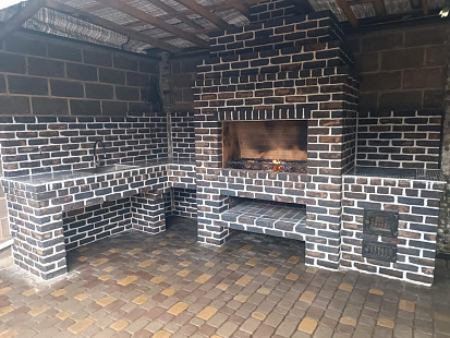 Объект из Кирпич FaberJar WDF Коричнево-черный