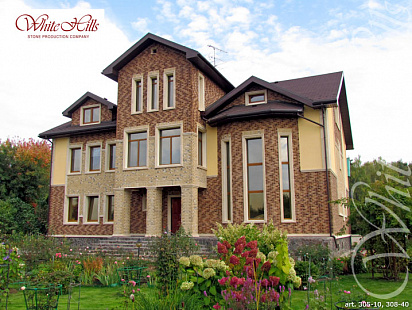 Объект из Облицовочные камни White Hills Искусственный декоративный камень Whitehills Бремен брик 308-40