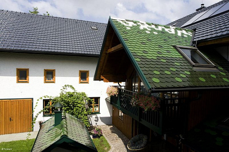 Объект из Керамическая черепица Tondach МУЛДЕ Глазурь Амадеус серая