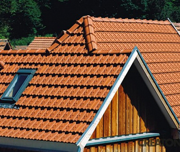 Объект из Керамическая черепица Creaton HERZZIEGEL naturrot