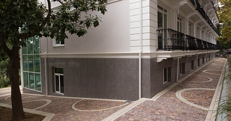 Объект из Брусчатка BRAER Тротуарная плитка Классико, Color Mix "Миндаль"