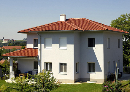 Объект из Керамическая черепица Tondach САМБА ангобированный красный