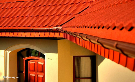 Объект из Композитная черепица AeroDek Композитная черепица рядовая AeroDek Tradition цвет Осенний каприз