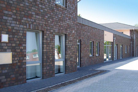 Объект из Кирпич Roben ACCUM топленый сине-коричневый