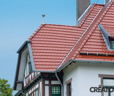 Объект из Керамическая черепица Creaton RATIO HONGEDA FINESSE rot glasiert