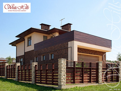 Объект из Облицовочные камни White Hills Искусственный декоративный камень Whitehills Бремен брик 308-40