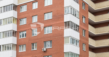 Объект из Кирпич BRAER красный рифленый