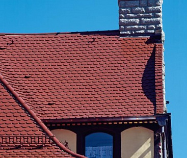 Объект из Керамическая черепица Creaton BIBER KLASSIK FINESSE rot glasiert