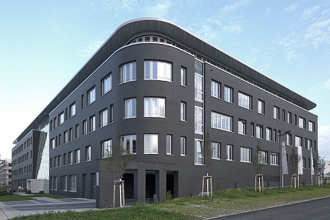 Объект из Клинкерная плитка Roben FARO черный с оттенком, рифленый