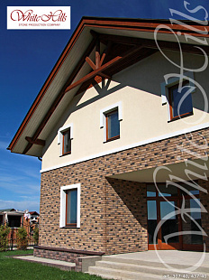 Объект из Облицовочные камни White Hills Искусственный декоративный камень Whitehills Бремен брик 307-40