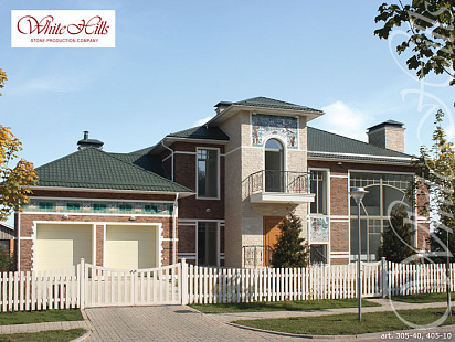 Объект из Облицовочные камни White Hills Искусственный декоративный камень Whitehills Бремен брик 305-40