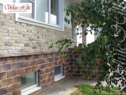 Объект из Облицовочные камни White Hills Искусственный декоративный камень Whitehills Бремен брик 305-10