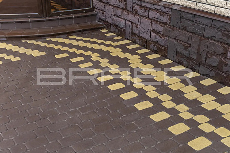 Объект из Брусчатка BRAER Тротуарная плитка Классико Дуо, Коричневый