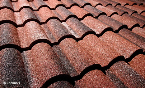 Объект из Композитная черепица AeroDek Композитная черепица рядовая AeroDek Firenze цвет Средиземноморская терракота