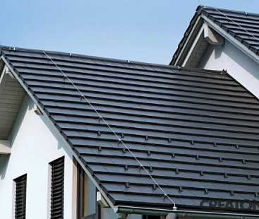 Объект из Керамическая черепица Creaton DOMINO NUANCE schieferton engobiert