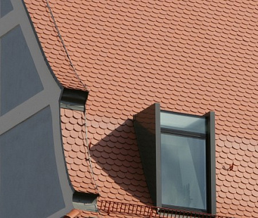 Объект из Керамическая черепица Koramic Бобровый хвост edelrot