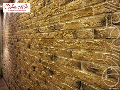 Объект из Облицовочные камни White Hills Искусственный декоративный камень Whitehills Бремен брик 305-20