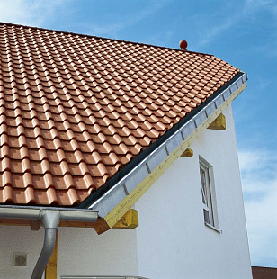 Объект из Керамическая черепица Koramic L 15 naturrot