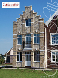 Объект из Облицовочные камни White Hills Искусственный декоративный камень Whitehills Бремен брик 305-10