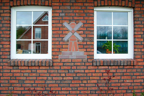 Объект из Кирпич Roben WASSERSTRICH огненнопестрый