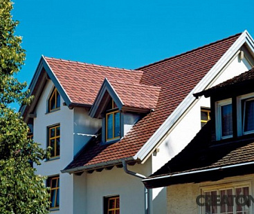 Объект из Керамическая черепица Creaton BIBER KLASSIK NUANCE braun engobiert