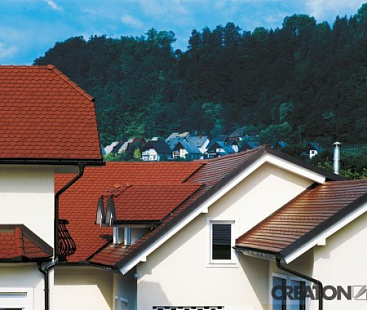 Объект из Керамическая черепица Creaton BIBER KLASSIK NUANCE kupferrot engobiert