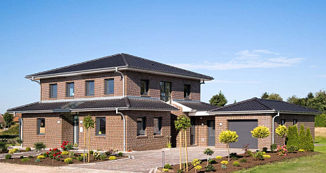 Объект из Клинкерный кирпич Roben ACCUM сине-коричневый