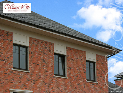 Объект из Облицовочные камни White Hills Искусственный декоративный камень Whitehills Бремен брик 306-50