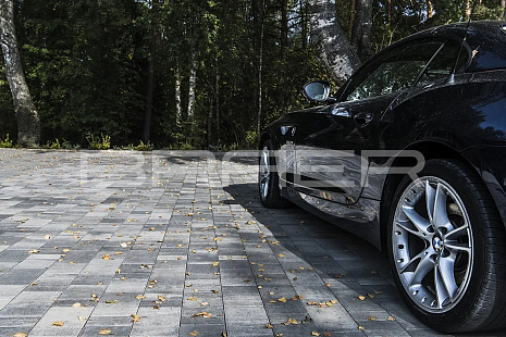 Объект из Брусчатка BRAER Тротуарная плитка Старый город "Ландхаус" 2.0,Color Mix "Туман"