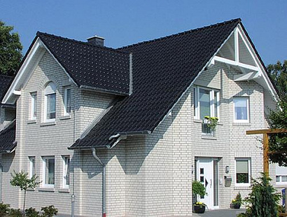 Объект из Керамическая черепица Roben Limburg черная матовая глазурь