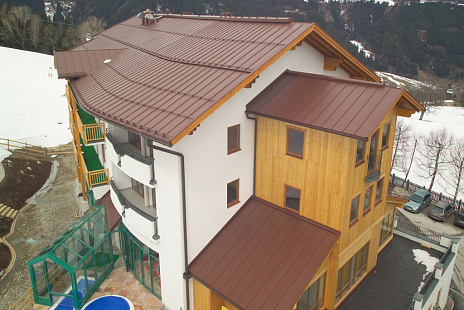 Объект из Кровельный алюминий Alunova Кровельный алюминий Alunova Matt RR-750 (терракотовый)