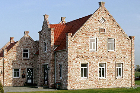 Объект из Керамическая черепица Roben Flandern Plus красный ангобированный