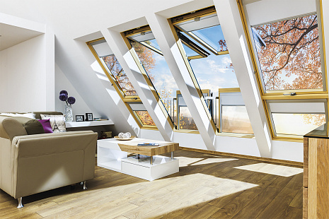 Объект из Мансардные окна Fakro FGH-V P2 GALERIA