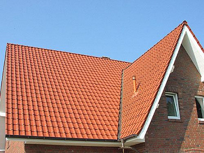 Объект из Керамическая черепица Roben Limburg красный ангобированный