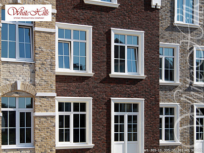 Объект из Облицовочные камни White Hills Искусственный декоративный камень Whitehills Бремен брик 305-10