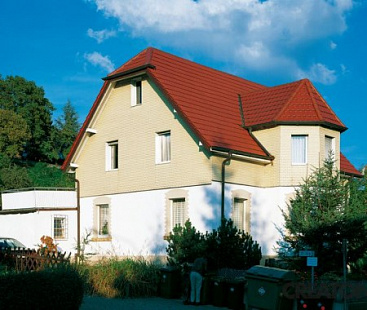 Объект из Керамическая черепица Creaton ELEGANZ NUANCE kupferrot engobiert