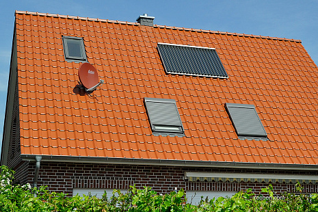 Объект из Керамическая черепица Roben Flandern Plus красный ангобированный