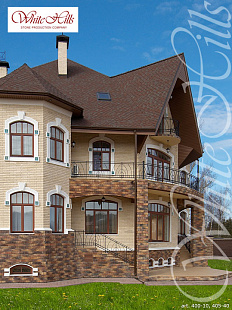 Объект из Облицовочные камни White Hills Искусственный декоративный камень Whitehills Йоркшир 405-40